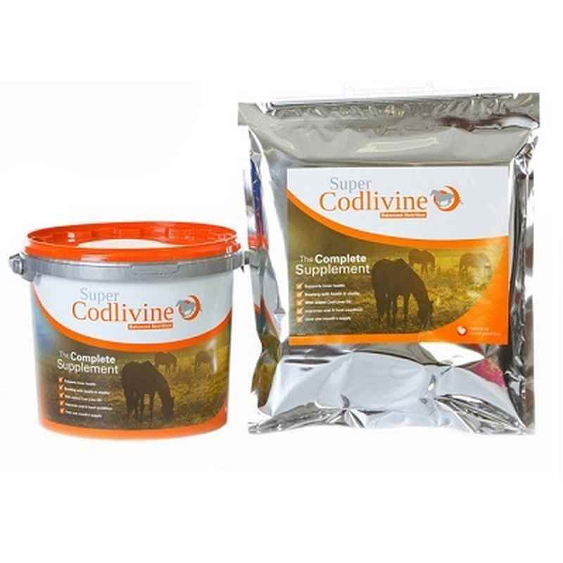 Super Codlivine Complete Supplement 15kg - Horse Vitamin & Mineral Supplement with Cod Liver Oil