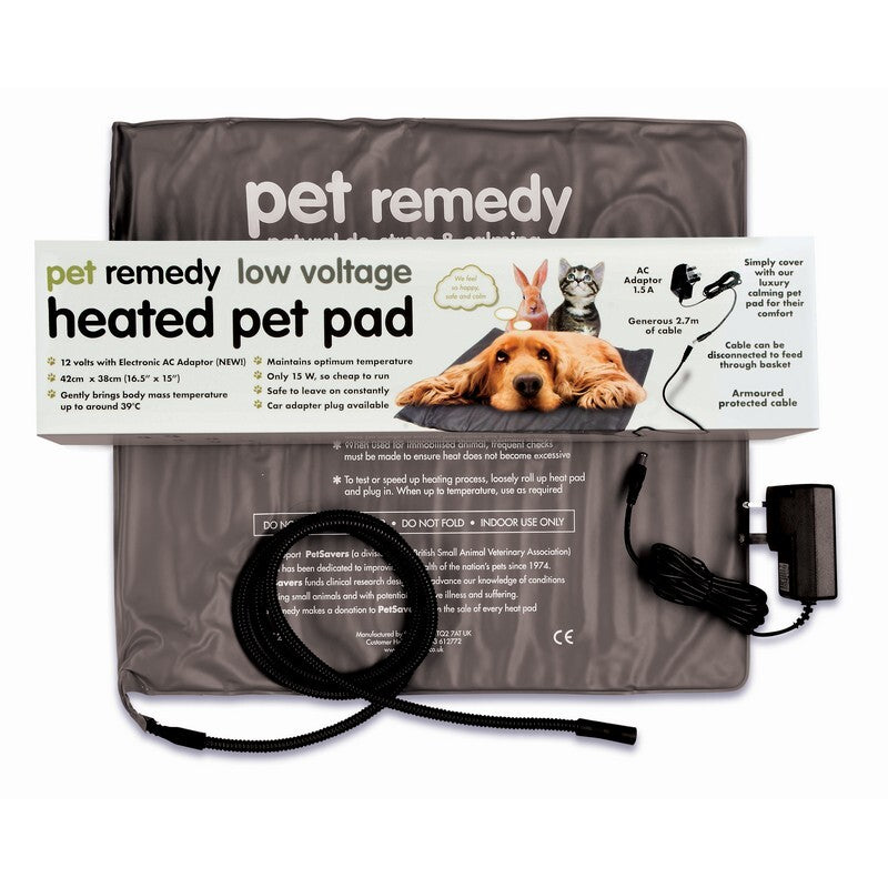 Pet Remedy Low Voltage Heat Pad - Calming Heat Pad for Pets Stress Relief