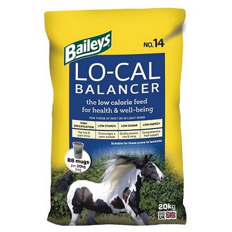 Baileys No.14 Lo-Cal Balancer 20kg - Low Calorie Horse Feed Balancer Weight Management