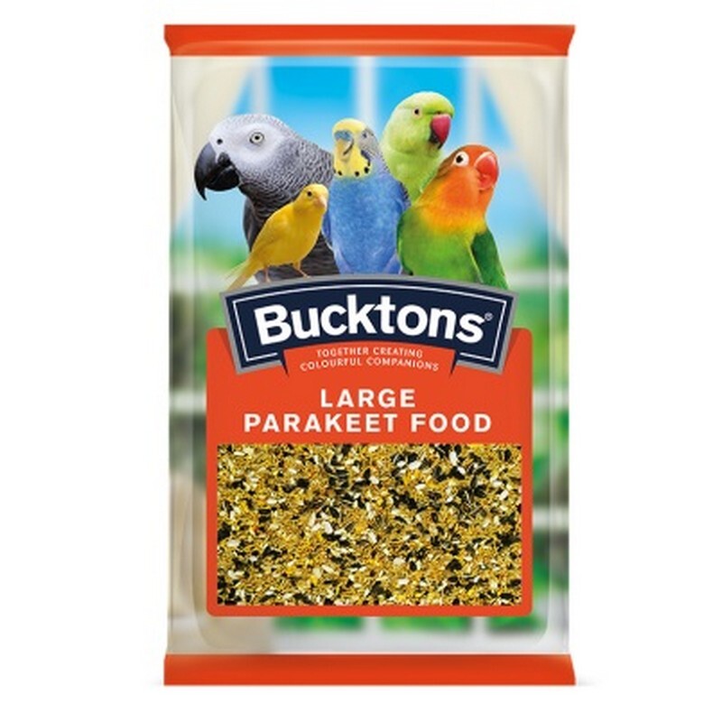 Bucktons Large Parakeet 20kg - Complete Large Parakeet & Cockatiel Seed Mix
