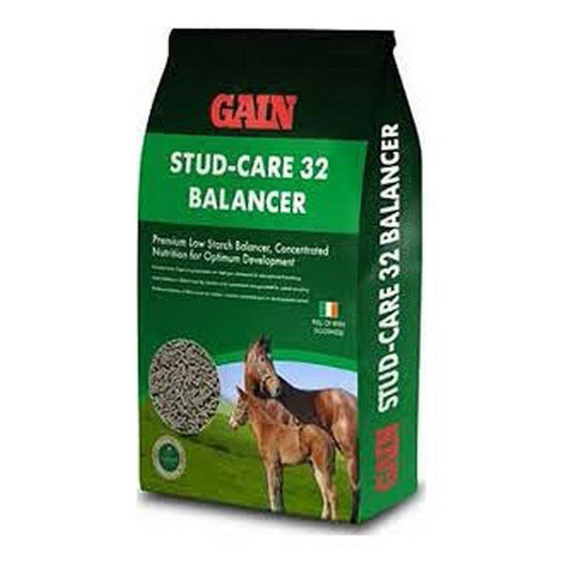 Gain Stud Care 32 Balancer 25kg - Breeding Horse Feed Supplement Stallion & Mare Formula