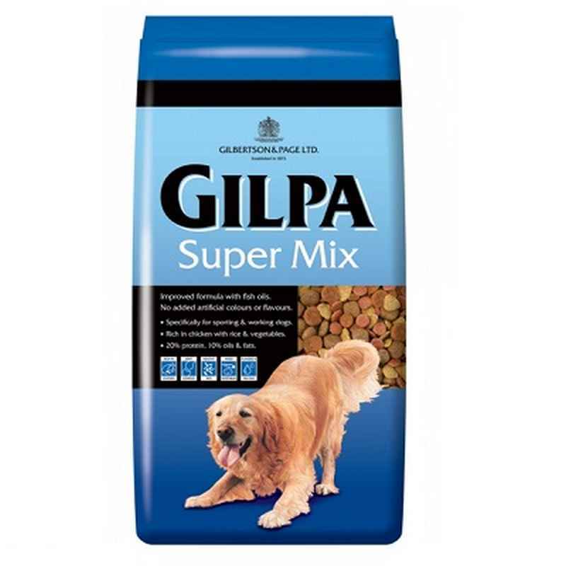 Gilpa Super Mix 15kg - Premium Dog Food Complete Adult Formula