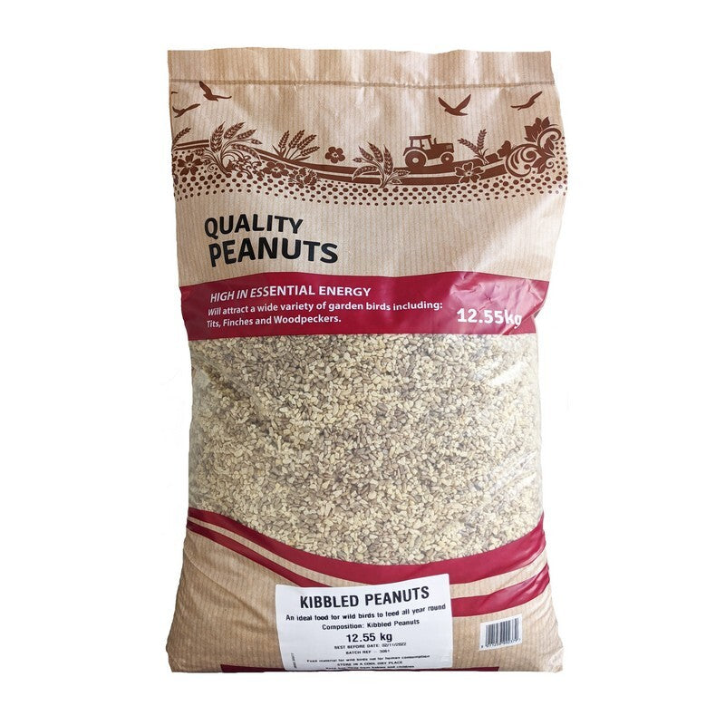 Hutton Premium Mill Peanut Kibbled 12.55kg - Chopped Peanuts Premium Bird Food