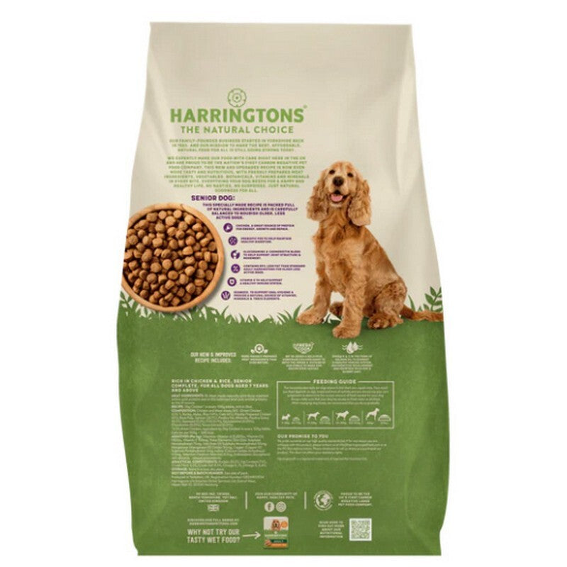 Harringtons Dog Senior Chicken 12kg - Senior Dog Food Chicken 7+ Years Formula