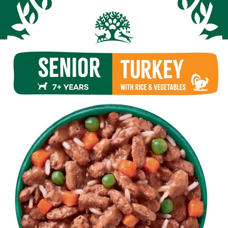James Wellbeloved Dog Senior Turkey Gravy Pouch 4x12x90g - Senior Wet Dog Food (4.32kg)