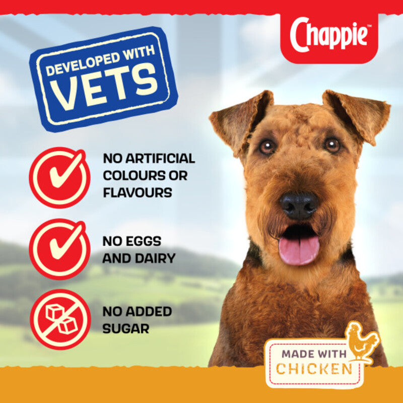Chappie Dry with Chicken & Cereal 15kg - Complete Dog Food Chicken & Cereal Formula