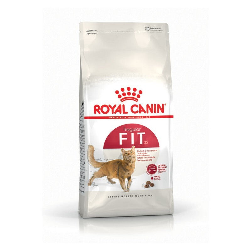 Royal Canin Fit 4kg - Adult Cat Food for Active Outdoor Cats Balanced Nutrition