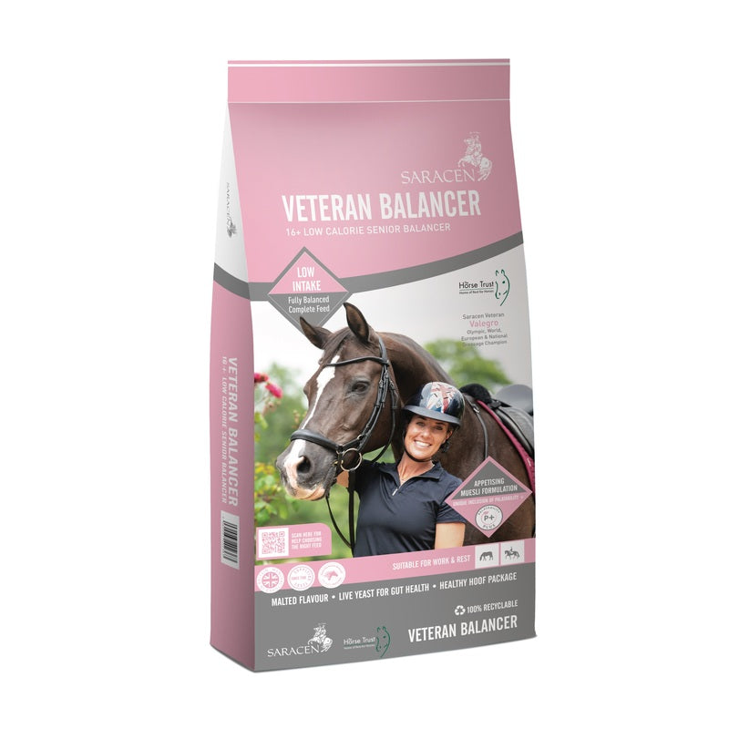 Saracen Veteran Balancer 20kg - Senior Horse Feed Supplement for Older Horses