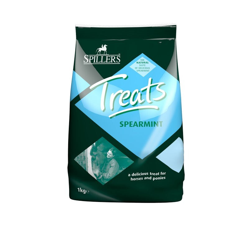 Spillers Treats Spearmint 8x1kg - Refreshing Horse Treats with Spearmint Flavor (8kg)