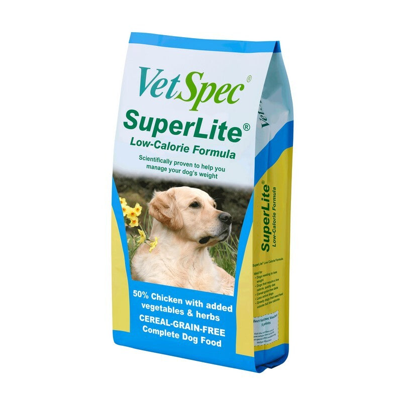 VetSpec Complete Dog Super Lite 12kg - Weight Control Dog Food Low Fat Formula