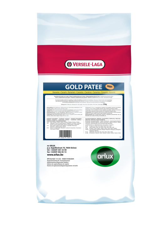 Versele Laga Gold Patee Canaries Pro 25 Kilograms