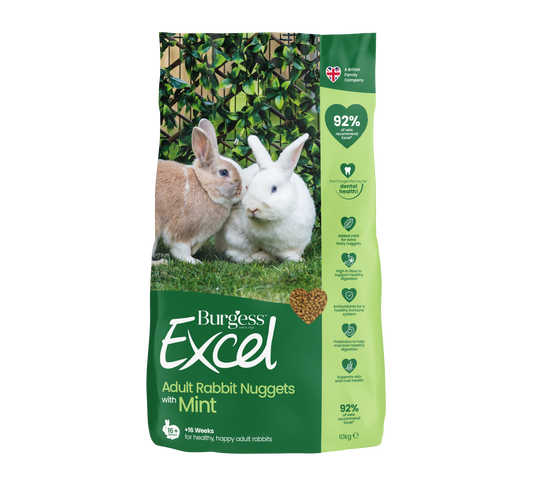 Burgess Excel Rabbit Nuggets 10 Kilograms