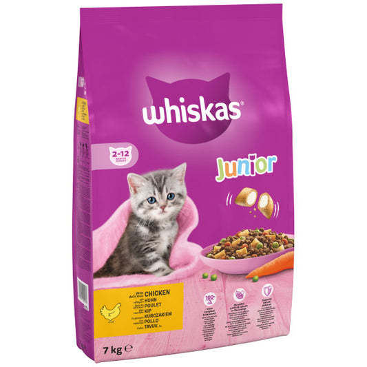 Whiskas Dry 2-12 Month Kitten Chicken 7 Kilograms