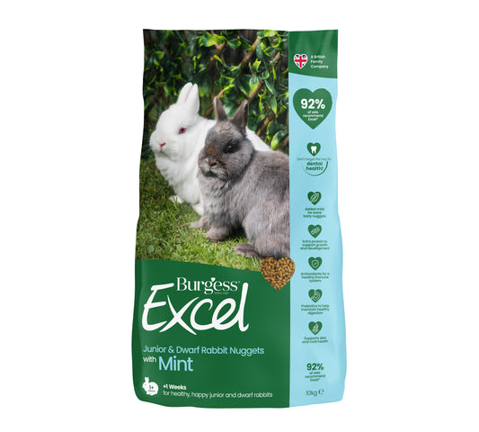Burgess Premium Excel Rabbit Junior Dwarf 10kg
