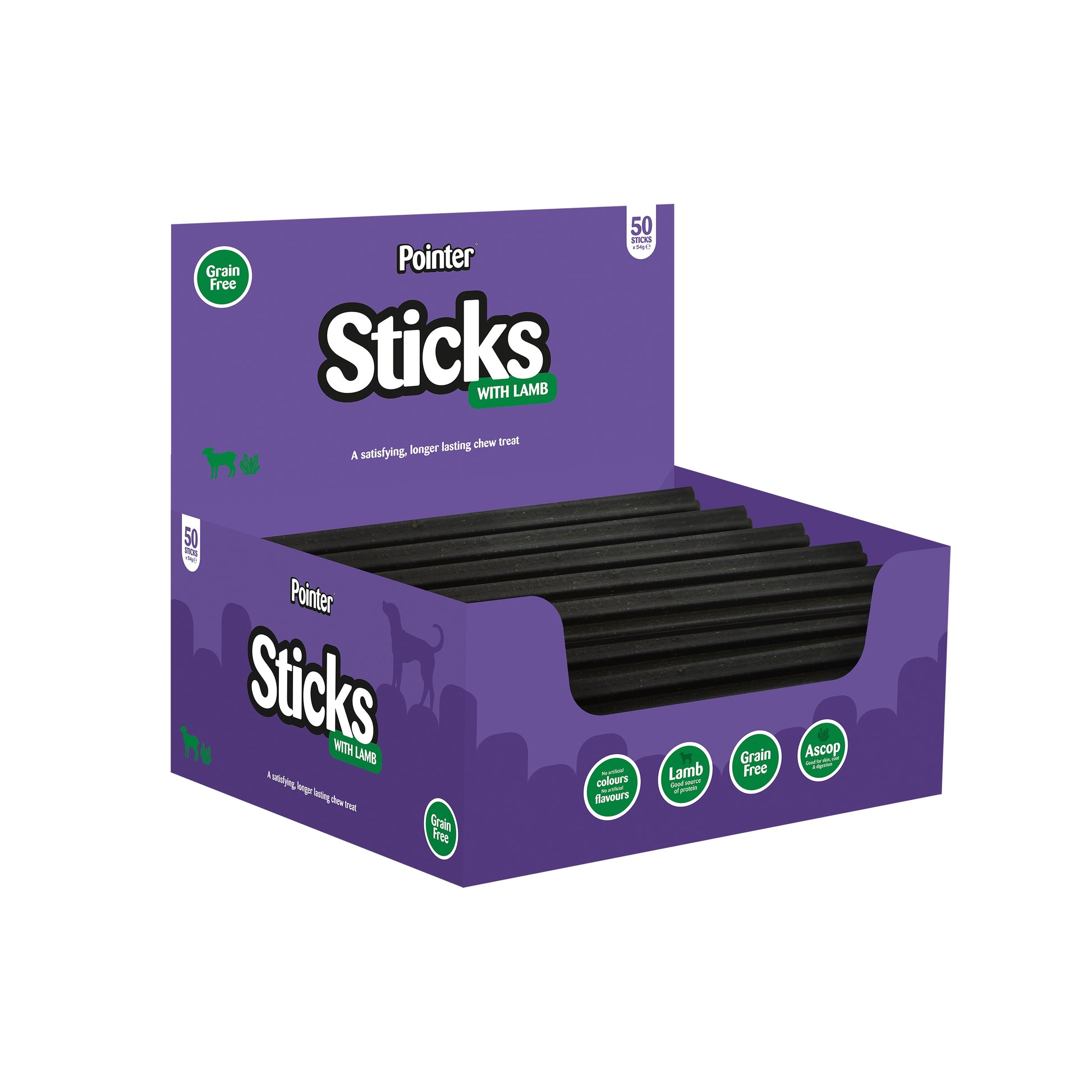 Pointer Premium Sticks Lamb Gluten Free x50