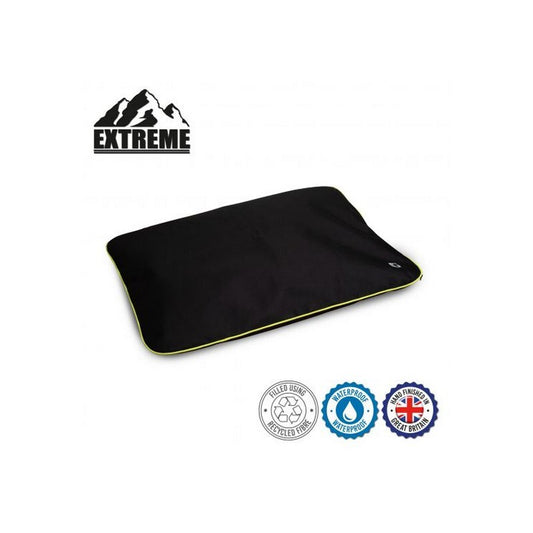 Ancol Extreme Cushion Hi-Vis Yellow 100x70cm Waterproof Dog Bed