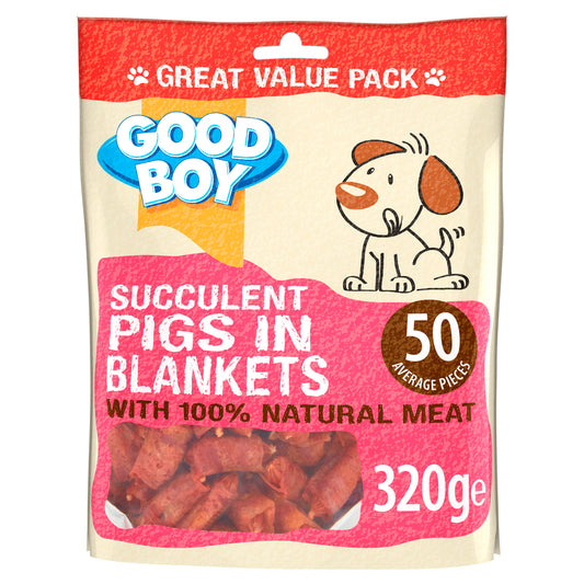 Good Boy Pigs in Blankets Dog Treats 320g Pack of 6