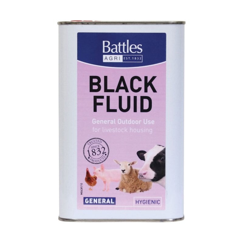 Battles Black Fluid 4.5 Litre Antiseptic Wound Treatment