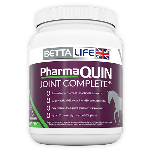 BETTAlife PharmaQuin Joint Complete HA Horse 1kg Joint Support Supplement