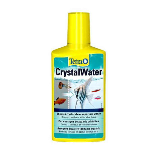 Tetra Pond CrystalWater 6x250ml - Crystal Clear Pond Water Treatment (6 Pack) for Fish Ponds