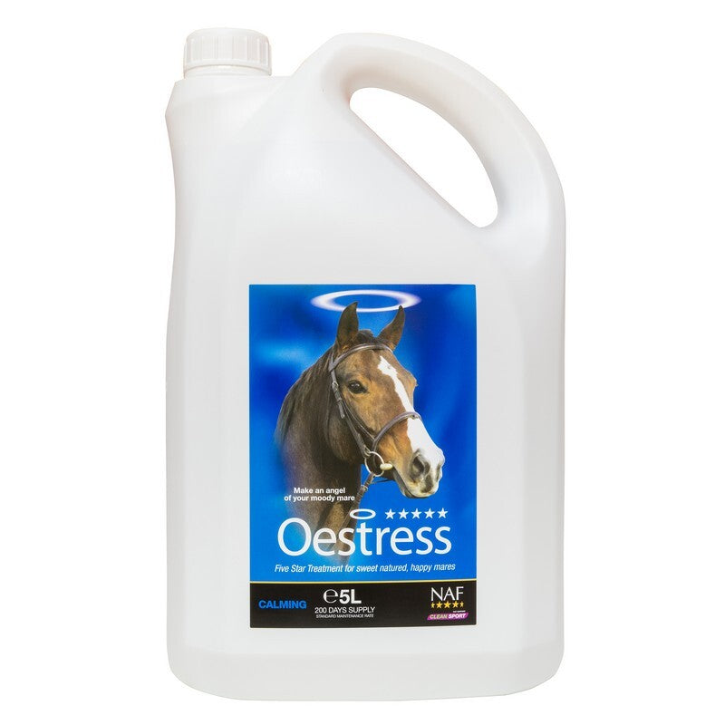 NAF Oestress 5 Star Liquid 1L - Premium Mare Calming Supplement Liquid Formula