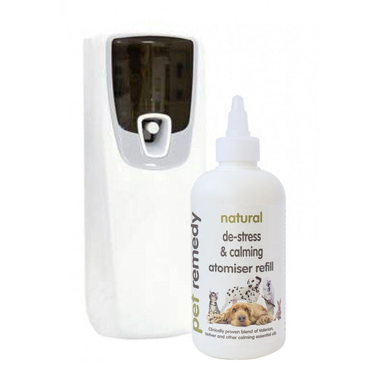 Pet Remedy Atomiser + 250ml - Natural Calming Spray Diffuser for Pets Stress Relief