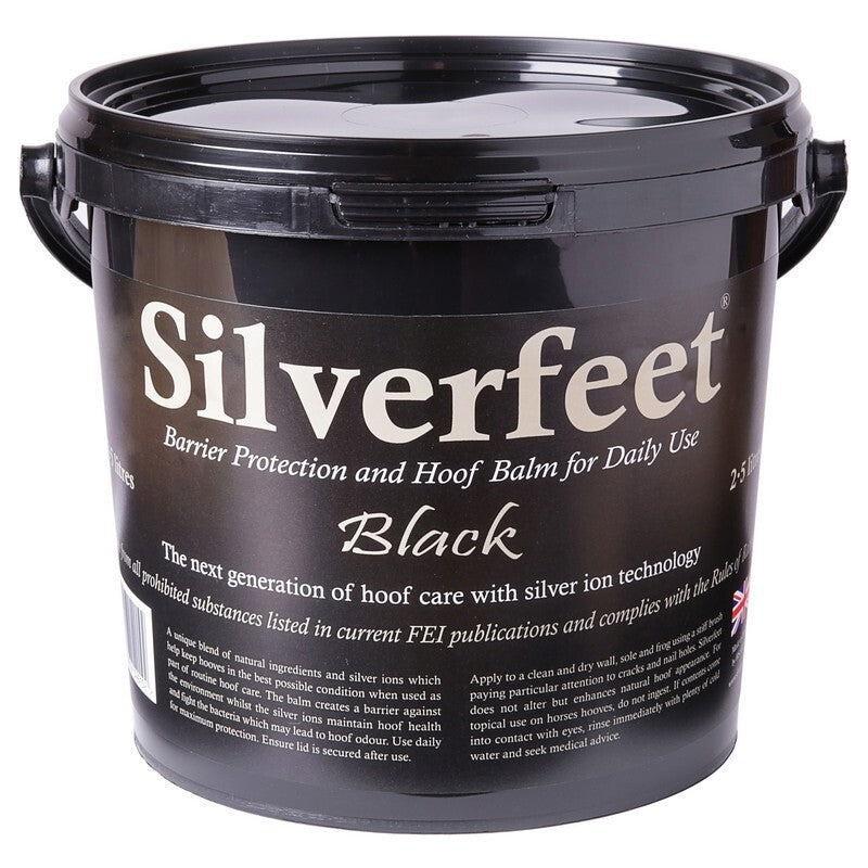 Silverfeet Hoof Balm Black 2.5L - Professional Horse Hoof Care Treatment Black Formula
