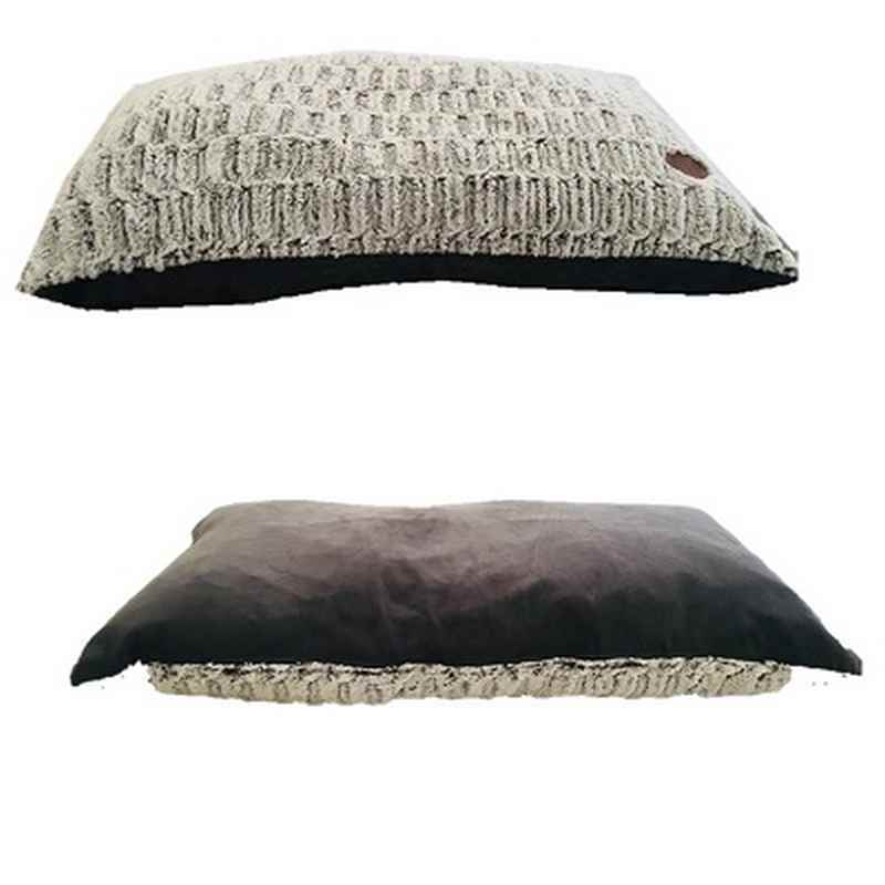 Snug & Cosy Novara Grey Mattress 120x70cm Large - Extra Large Grey Pet Mattress Bed