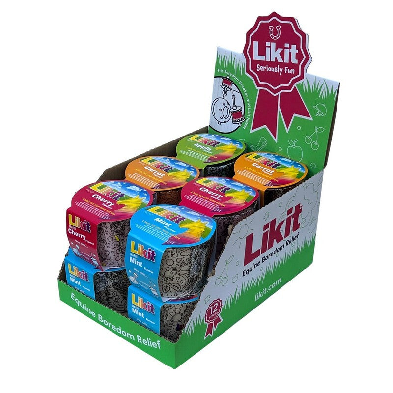 Likit Refill Assorted Flavours x12 - Horse Treat Lick Refills Mixed Flavors