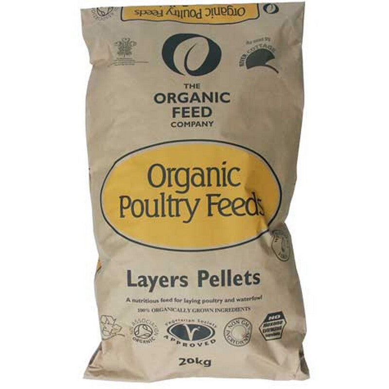 Allen & Page Organic Layers Pellets 20kg - Organic Chicken Feed Laying Hens