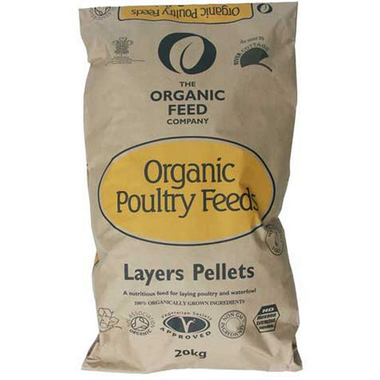 Allen & Page Organic Layers Pellets 20kg - Organic Chicken Feed Laying Hens