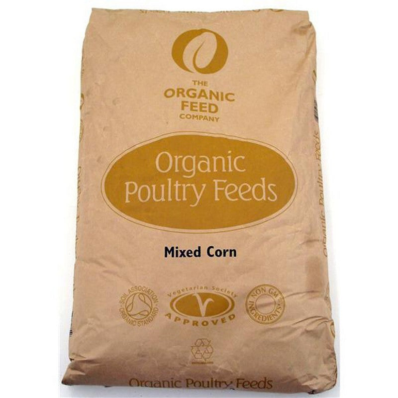 Allen & Page Organic Mixed Corn 20kg - Organic Poultry Feed Mixed Corn