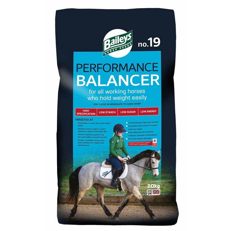 Baileys No.19 Performance Balancer 20kg - Competition Horse Feed Supplement High Performance