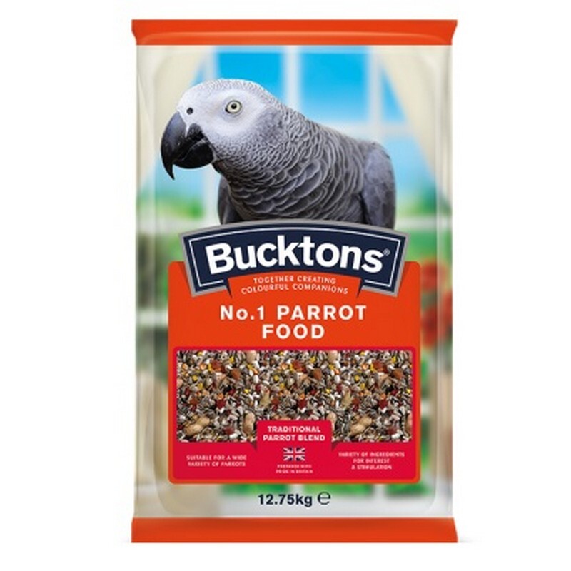 Bucktons No.1 Parrot 12.75kg - Premium Large Parrot Food Seed Mix