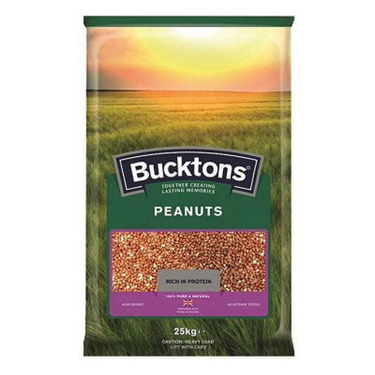 Bucktons Peanuts 25kg - Premium Bird Peanuts Bulk Pack