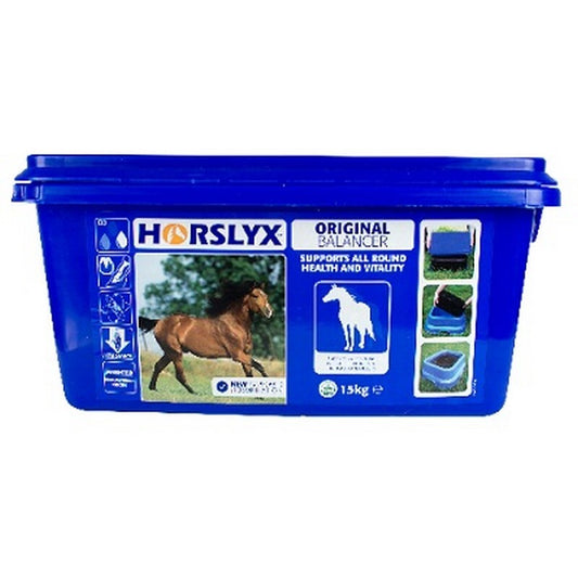 Horslyx Original Lick 15kg - Multi-Nutrient Horse Lick Block Complete Supplement