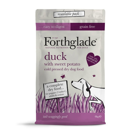 Forthglade Adult Dog Cold Pressed Grain Free Duck 6kg Natural Complete Food