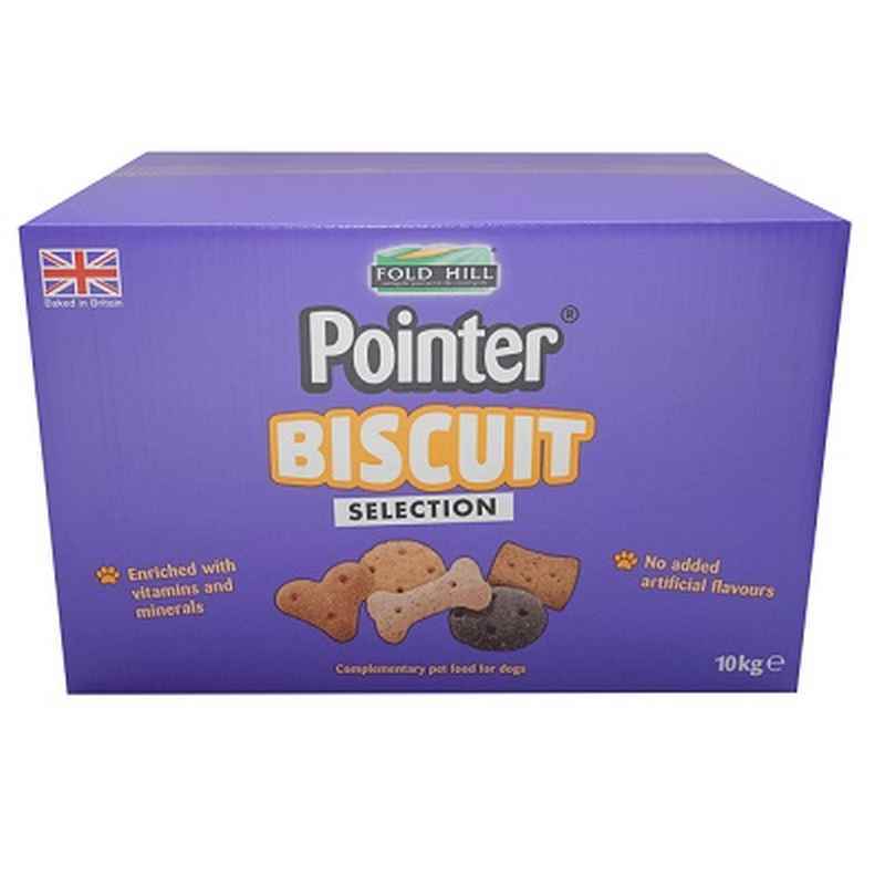 Pointer Biscuit Selection 10kg - Mixed Dog Biscuits Variety Pack Assorted Shapes