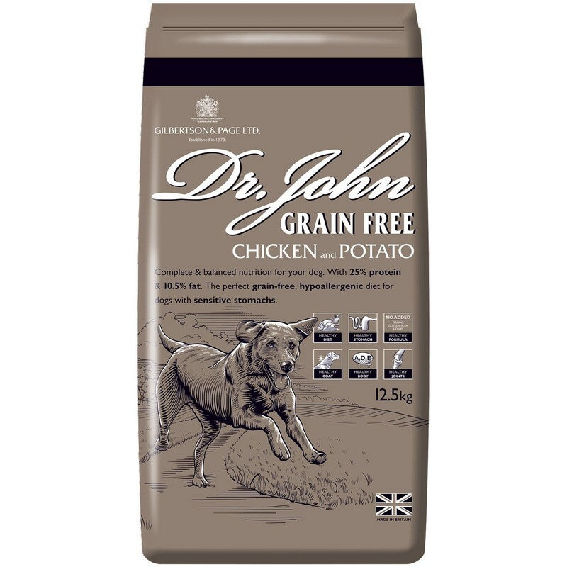 Dr John Grain Free Chicken 12.5kg - Hypoallergenic Dog Food Grain Free Chicken Formula