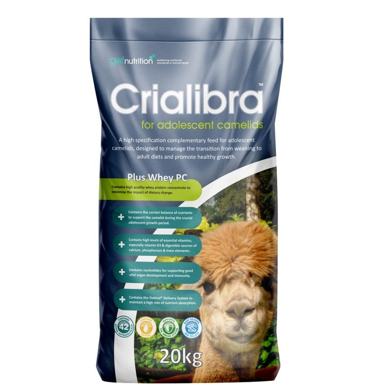 Growell Feeds Crialibra 20kg - Alpaca & Llama Feed Cria Growth & Development Formula
