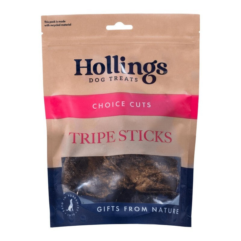 Hollings Tripe Sticks 500g x5 - Natural Tripe Dog Chews (2.5kg Total)