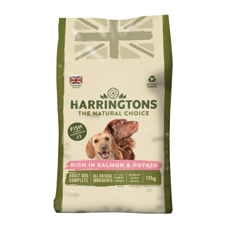 Harringtons Dog Salmon & Potato 12kg - Grain Free Dog Food Salmon & Sweet Potato