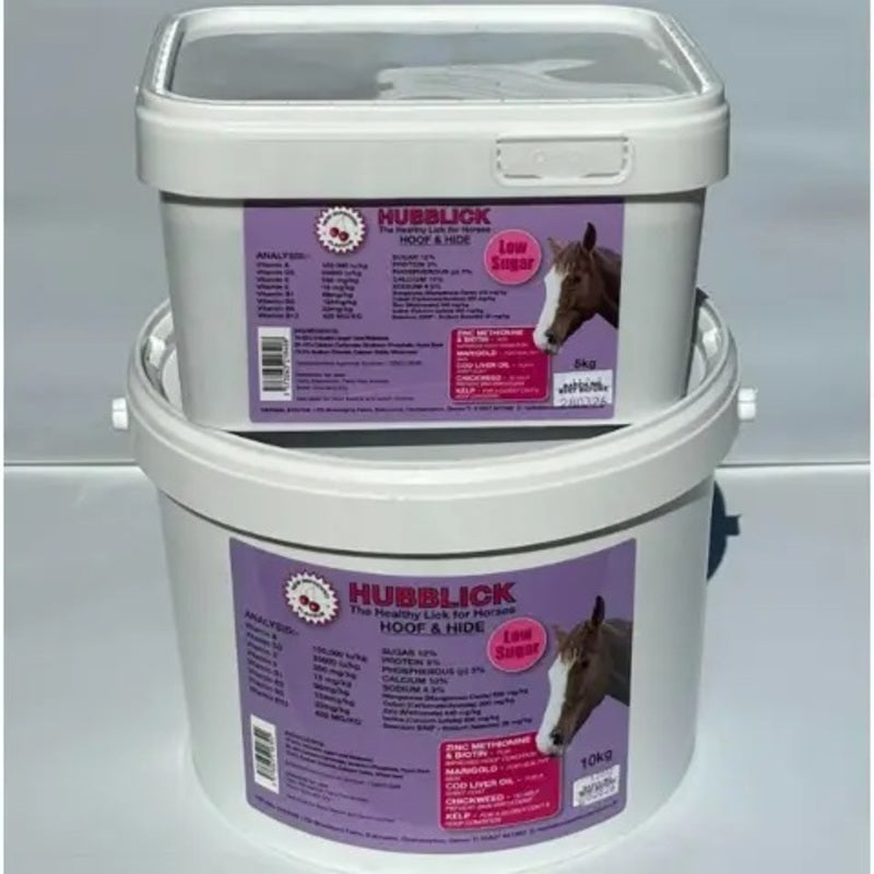 Hubblick Hoof & Hide 10kg - Horse Hoof & Coat Health Supplement Biotin Formula