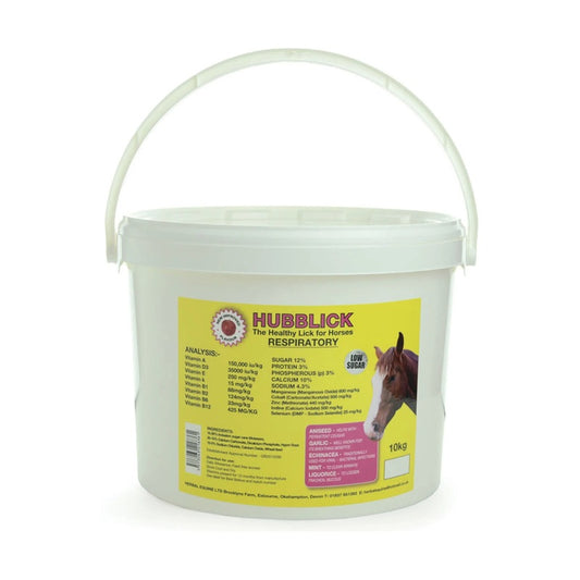 Hubblick Respiratory 10kg - Horse Respiratory Support Supplement Breathing Health