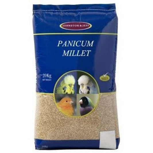 Johnston & Jeff Millet Panicum 20kg - Red Millet Seed Bird & Cage Bird Food