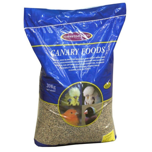 Johnston & Jeff Canary Light Show No Rape 20kg - Canary Competition Food Rape-Free