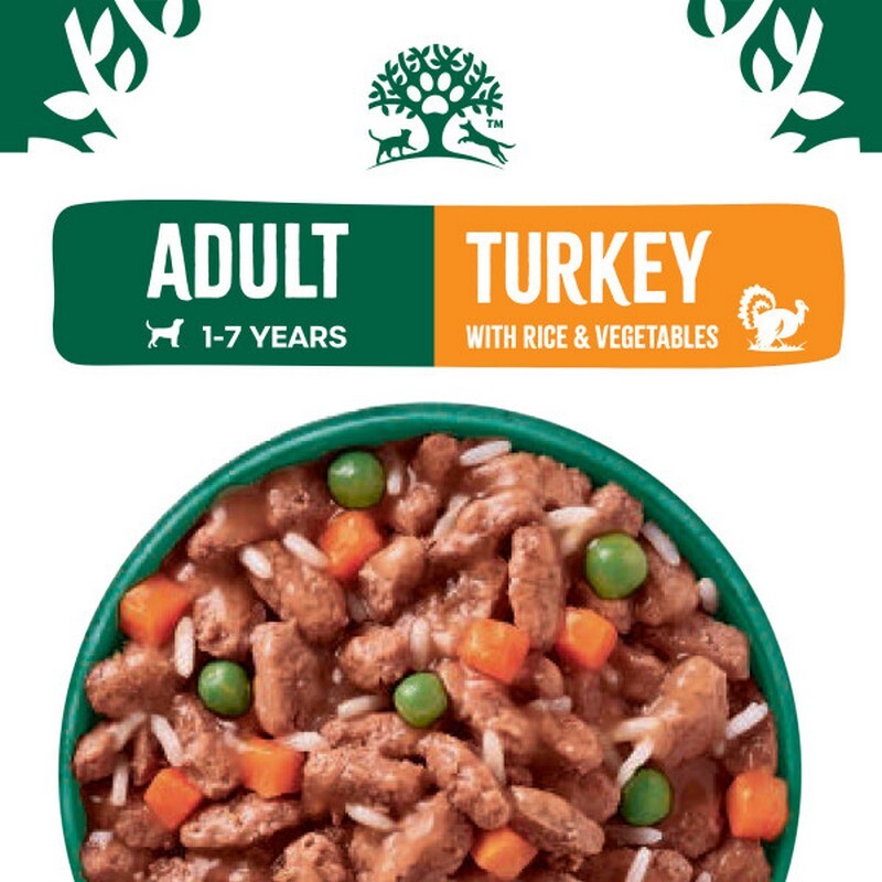 James Wellbeloved Dog Adult Turkey Gravy Pouch 4x12x90g - Premium Wet Dog Food (4.32kg)