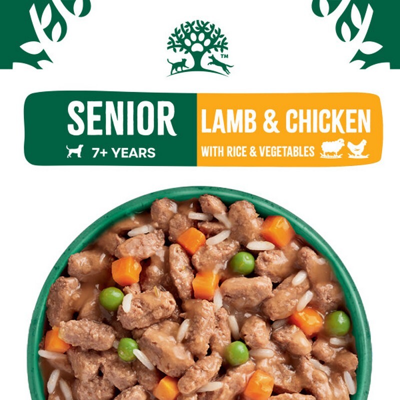 James Wellbeloved Dog Senior Lamb & Chicken Gravy Pouch 4x12x90g - Senior Dog Food (4.32kg)