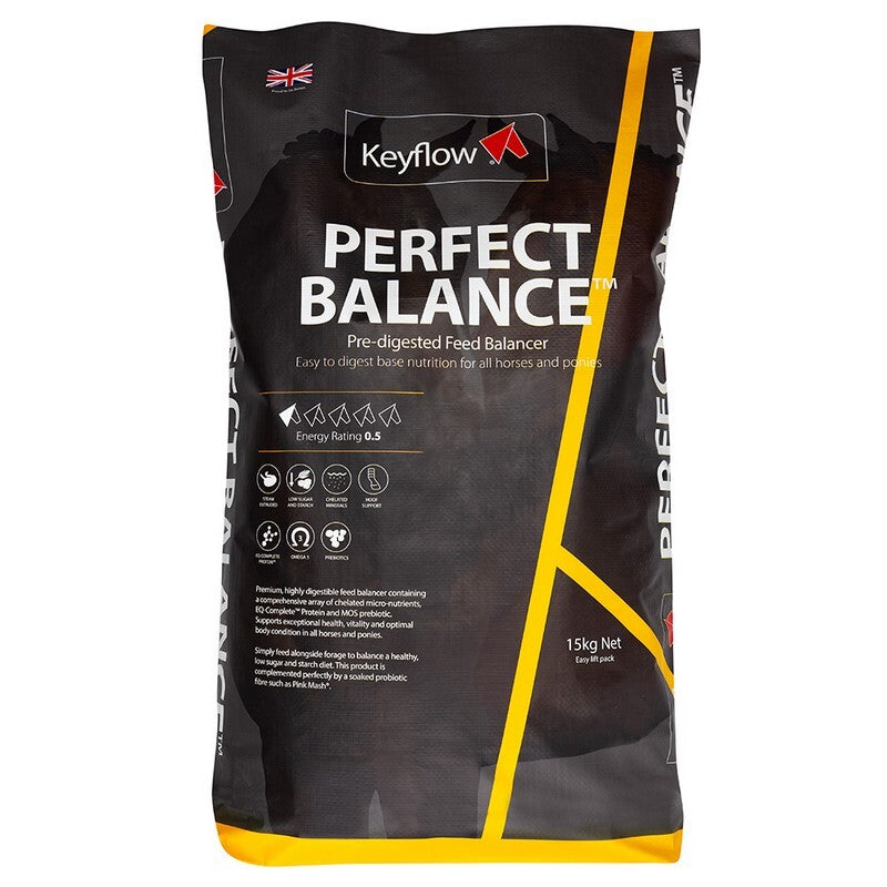 KeyFlow Perfect Balance 15kg - Horse Feed Balancer Complete Vitamin Mineral Supplement