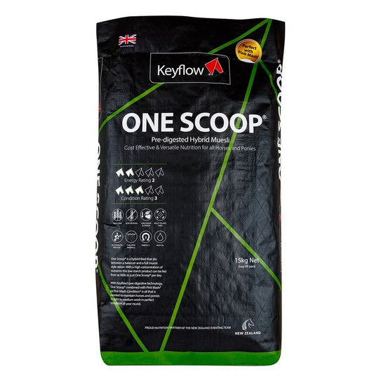 KeyFlow One Scoop 15kg - Horse Feed Balancer Single Daily Scoop Complete Nutrition